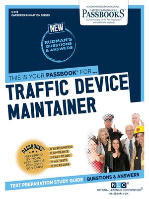 cover image of Traffic Device Maintainer